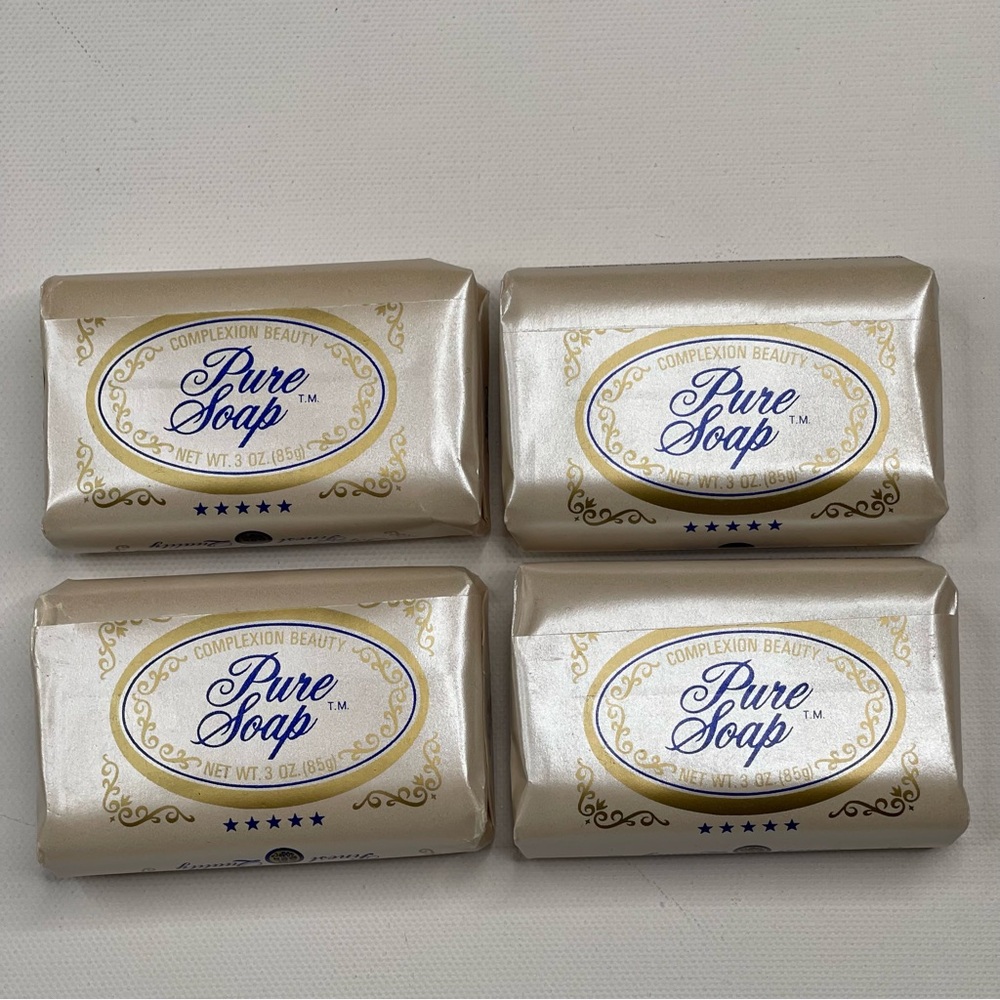 4 Bars Cal Ben Soap Co Pure Soap  3 oz  Complexion Beauty 5 Star Vintage New - Picture 2 of 7